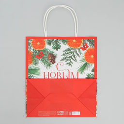 Пакет крафтовый Новогоднее чудо, 22 25 12 см - Доступные радости фото 5