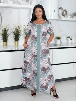 Илона платье женское (листья)