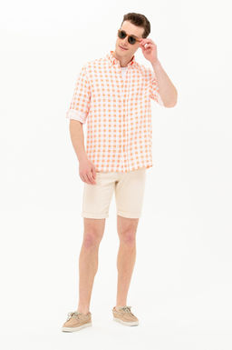 U. S. Polo Assn Мужская клетчатая рубашка в клетку - U.s. polo assn фото 5