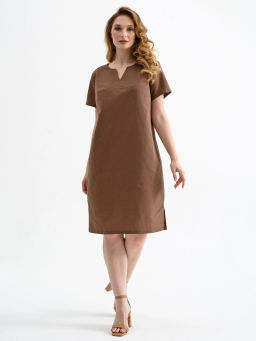 Платье Хлопок 70%, Лен 30%  Вологда