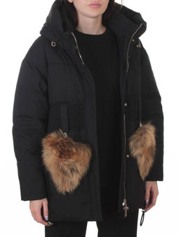 8809 BLACK Куртка зимняя женская (200 гр. холлофайбер) - Fashion фото 9