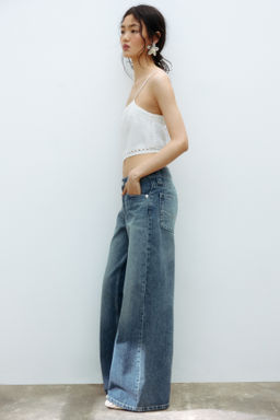 Baggy Wide Low Waist Jeans - H&m фото 4