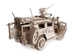 Деревянный конструктор Lemmo Бронеавтомобиль ЛИГЕР, 493 детали  фото 13
