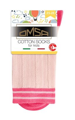 OMSA kids Calzino 21C00 ажур - rosa  фото 2