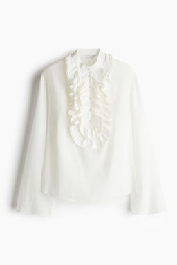 Blusa con volantes - H&m фото 5
