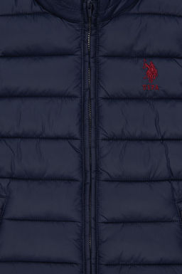 Темно-синий жилет для мальчика - U.s. polo assn фото 3