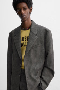 STRIPED SUIT BLAZER X HARRY LAMBERT - Zara фото 5