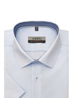 Сорочка мужская короткий рукав GREG 210/201/5283/Z/2p  фото 3