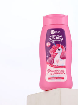 Гель-пена для девочек Чудесная пена, аромат сладкий персик, 250 мл, Чистое счастье  фото 6