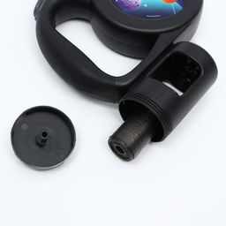 Рулетка с фонарем и отсеком для пакетов 5 м, max = 50 кг, черная - Пушистое счастье фото 6