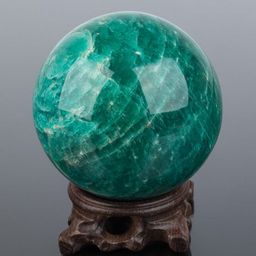 Шар из Амазонита на подставке