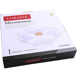 60039 Менажница фарфор 4секц 29х29х4,5 LR (х12) - Mayer&boch фото 3