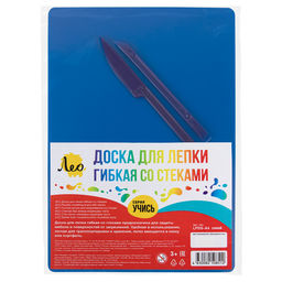 Лео Доска для лепки гибкая со стеками LPDS-A4