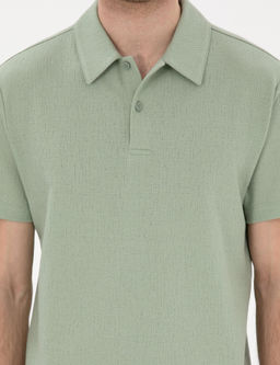 _a_la Ye_ili Slim Fit Polo Yaka Ti__rt - Pierre cardin фото 6