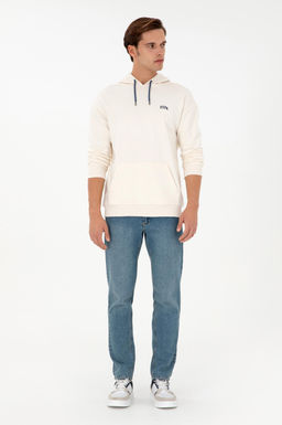 Мужской кремовый базовый свитшот Неожиданная скидка в корзине - U.s. polo assn фото 4