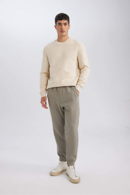 Jogger Esofman Alt? Standart Fit Basic Duz Beli Bagc?kl? Lastikli Paca Cepli - Defacto фото 10