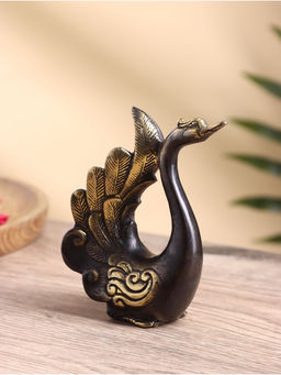 Сувенир «Павлин», 9×5×12 см, бронза