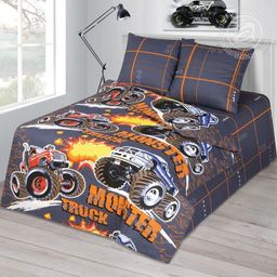 Детское белье - Бязь ТРЕК (АД) 1,5-спальный (молния)