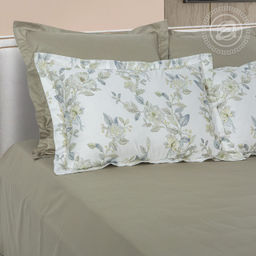 Постельное белье Селина (мако-сатин) 2 сп. с Евро/Пододеяльник (молния, ушки): 1 шт.- 215*175; Простыня: 1 шт.- 240*240; Наволочка (молния, ушки): 2 шт.- 70*70; Наволочка (молния, ушки): 2 шт.- 50*70 Мако - сатин - Арт элегант фото 3