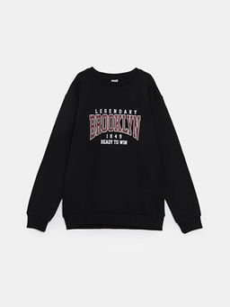 Bisiklet Yaka Erkek ?ocuk Sweatshirt