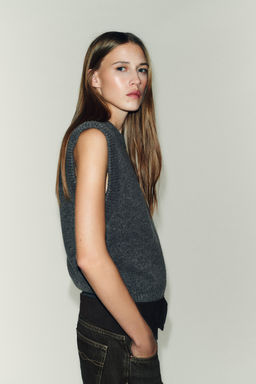 SOFT KNIT VEST - Zara фото 3