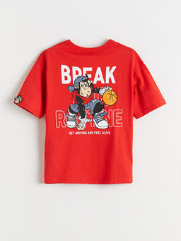 Nostaljik Maymun Bask?l? Erkek ?ocuk Ti??rt