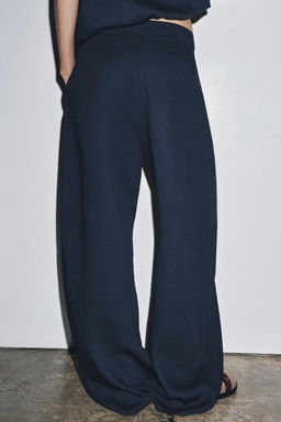 ZW COLLECTION LINEN BALLOON TROUSERS - Zara фото 3