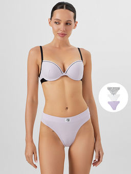 Трусы слипы женские в наборе, 3 шт