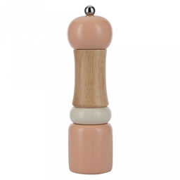 Измельчитель (мельница) для соли и перца "Linea AROMA" д6см, h21,3см, гевея, розовый, "Regent" (Китай)