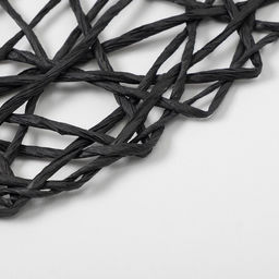 Салфетка сервировочная Доляна Трава, цв.черный, d 38 см  фото 3