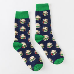 Цена за 2 шт. Носки MINAKU «Гамбургер», р-р 36-41 (23-27 см)