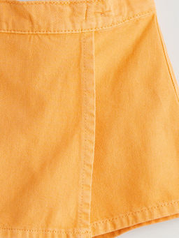 Basic K?z ?ocuk Denim G?r?n?ml? ?ort Etek