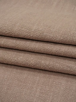 Крапива Рами (Ramie) цв.Молочный шоколад, ш.1.4м, крапива-100%, 240гр/м.кв - Купава фото 8