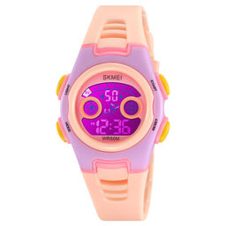 Детские наручные часы электронные Skmei 2309purple-pink