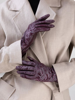 Перчатки женские ш+каш. IS00156 paisley porto - Eleganzza фото 5