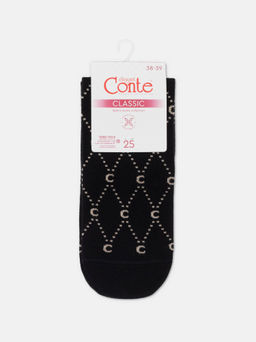 Цена за 2 пары. Носки Классические CONTE CLASSIC черный - Conte elegant фото 8