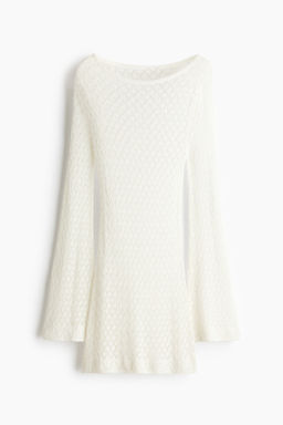 Vestido playero en punto pointelle