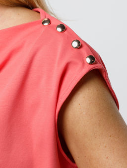 VILATTE / Футболка из облегченного полотна с эластаном  фото 2