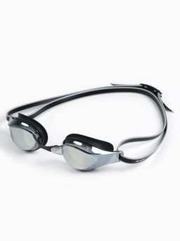 Очки для плавания ONLYTOP, набор носовых перемычек, чёрные, зеркальные