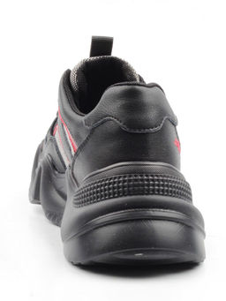 05-DHJ03-1 BLACK Кроссовки женские (нат.кожа, нат.замша, текстиль)