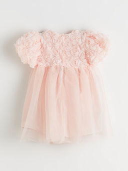 Bisiklet Yaka K?z ?ocuk Abiye Elbise