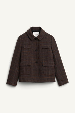 LIMITED EDITION CHECK BLAZER - Zara фото 4