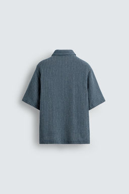 TEXTURED POLO SHIRT - Zara фото 8