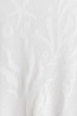 Su?ter sin mangas en punto jacquard Slim Fit - H&m фото 2
