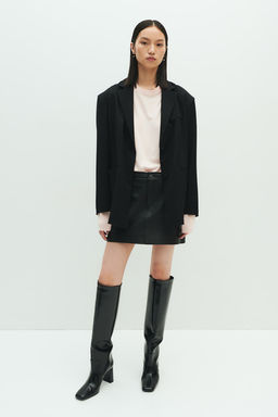 Jersey corto en punto fino - H&m фото 3