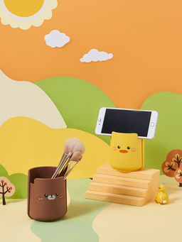 Стакан для канцелярских принадлежностей "Chick", yellow