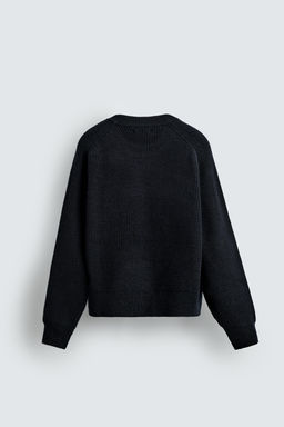 TEXTURED BOXY FIT JUMPER - Zara фото 8