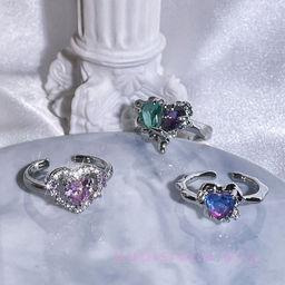 Кольцо Gradient heart