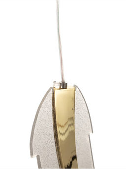 Люстра потолочная BayerLux Therese, 14 Вт, LED, 4000-6000К, золото, 35×13×13 см