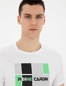 Beyaz Slim Fit Ti__rt